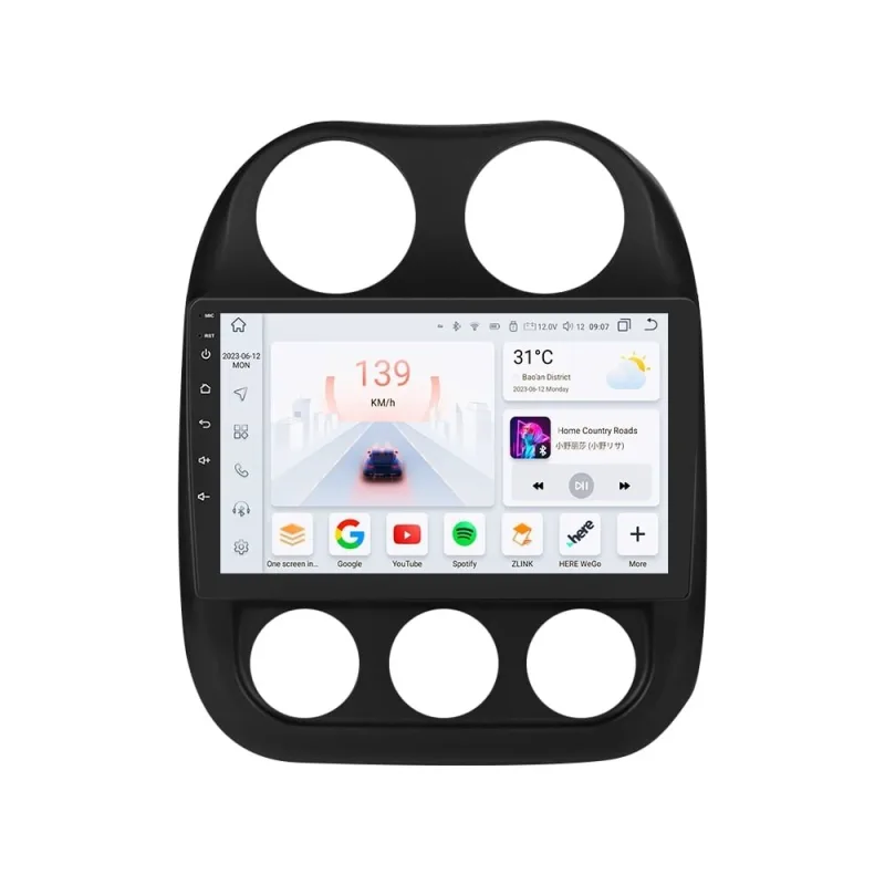 HIZPO KXJPCPS101 Autorádio 10,1" Android pro Jeep Compass, Patriot Model: S101008 (8+128GB) CHR1668