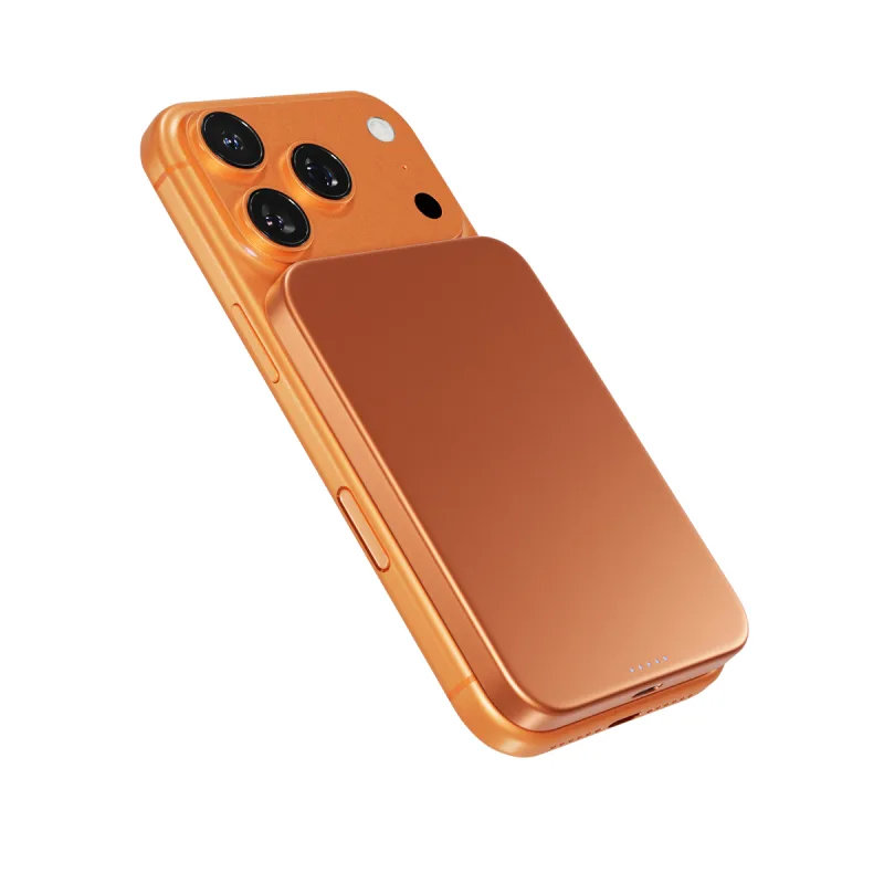 Epico Qi2 5000mAh Alu Mag+ PowerBanka EM51 - oranžová 9915111800001
