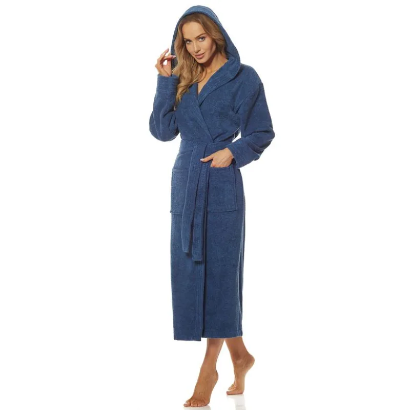 Dámsky župan Morgan modrý XXL