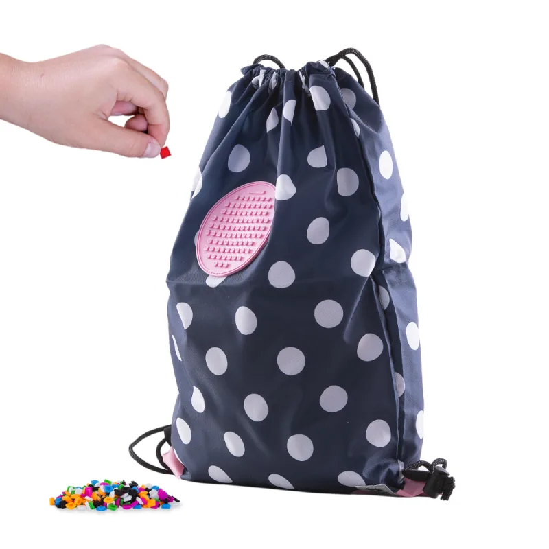 PIXIE CREW vak na chrbát MODRÝ S BIELOU BODKOU