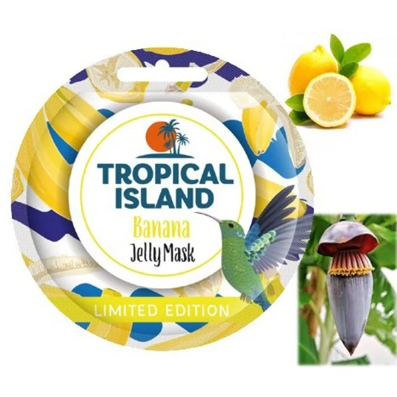 MARION Face Tropical Island Banana Jelly Mask 10g - gélová pleťová maska