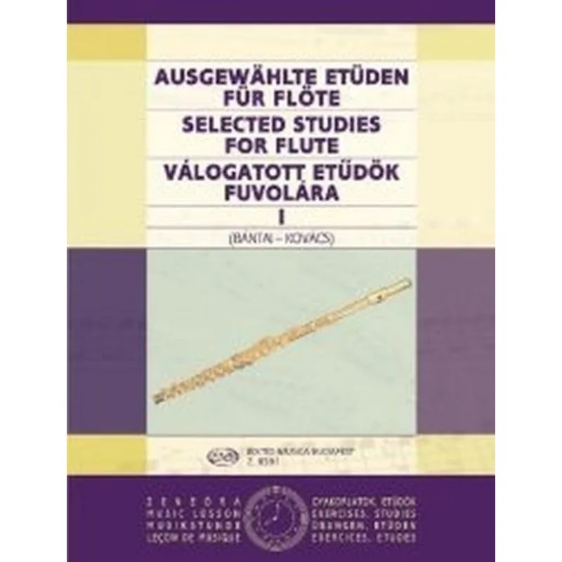 Editio Musica Budapest Selected Studies 1 for Flute