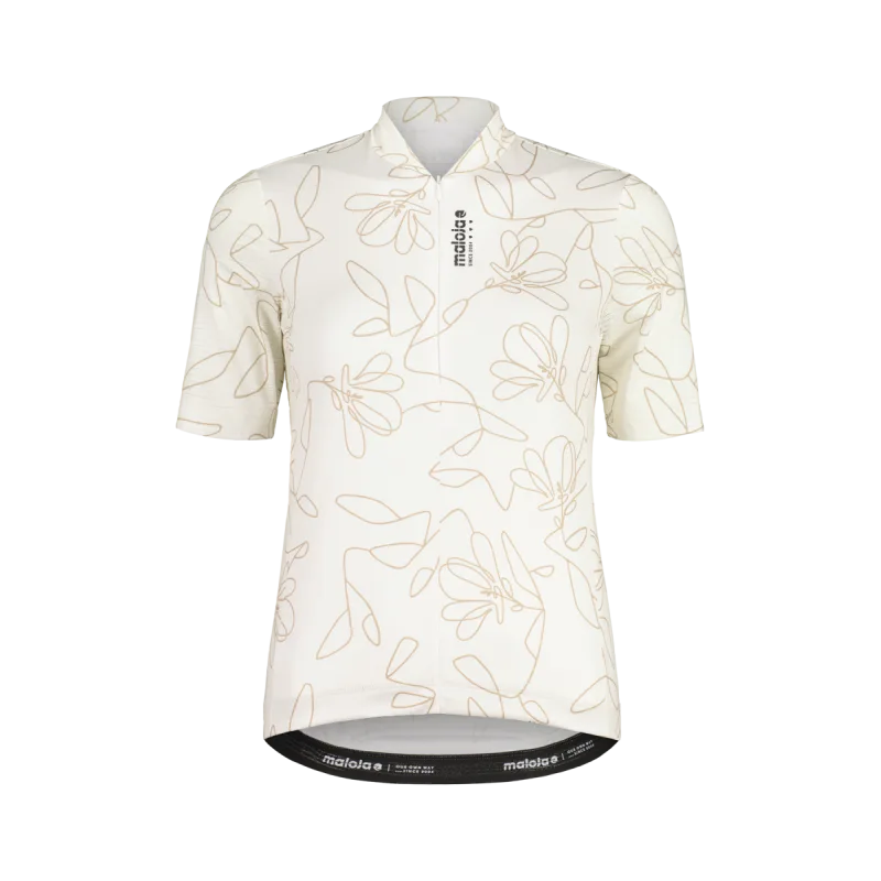 Cyklistický dres dámský Maloja MandrettM. 1/2 shaded white