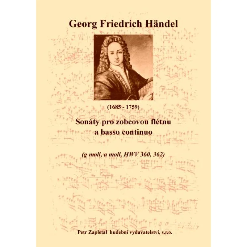 NotaNota Sonáty pro zobcovou flétnu a basso continuo (HWV 360, 362)