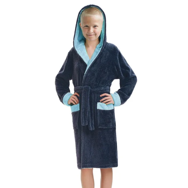 Detský župan Mario tmavomodrý 128