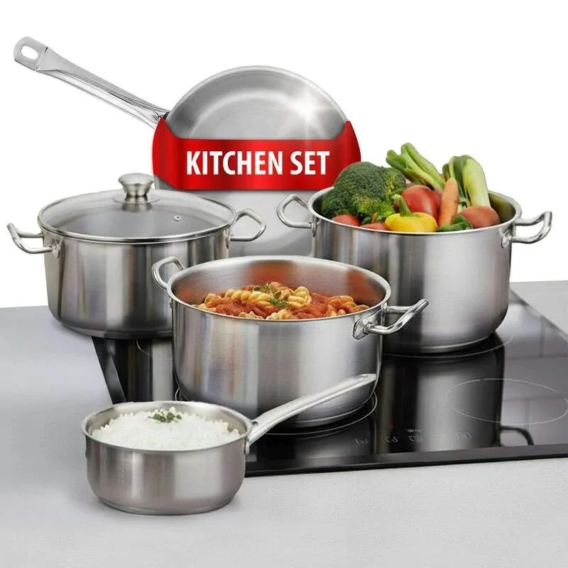 Sada nerezových hrncov MagicHome Chloe 9-dielna