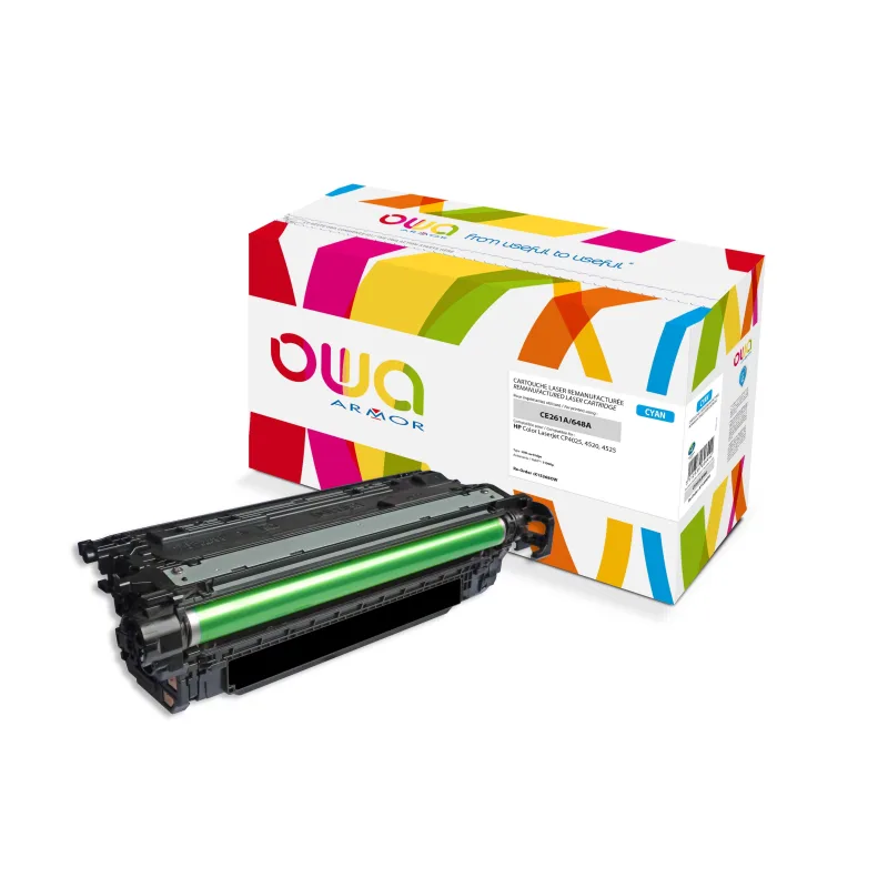 OWA Armor toner kompatibilní s HP CE261A, 11000st, modrá/cyan K15368OW