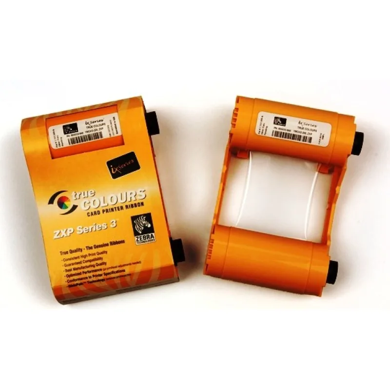 ZEBRA Černý ribbon pro ZXP Series 3 s overlay - 500karet 800033-850