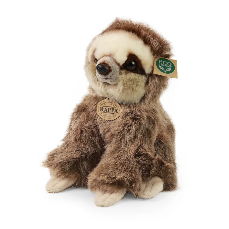 Rappa Plyšový leňoch 25 cm ECO-FRIENDLY