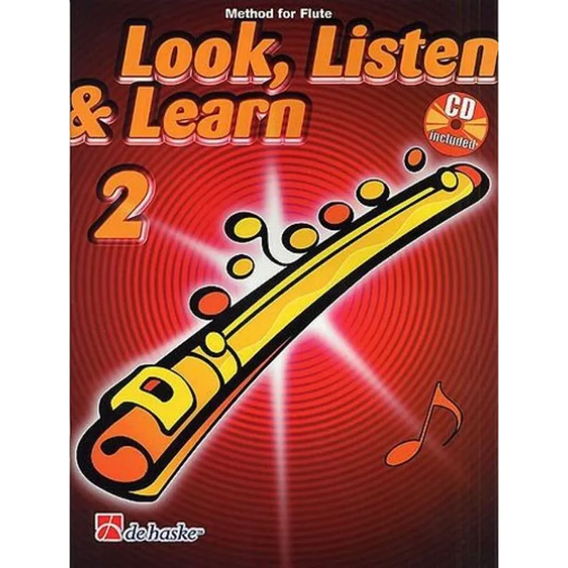 De Haske Look, Listen & Learn 2 - Method for Flute + audio