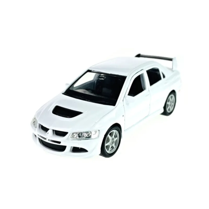 Welly Mitsubishi Lancer EVO VIII, Bílé 1:34-39