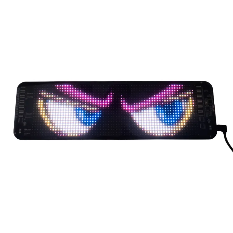 LED matrix panel "Devil eyes", 10 x 35cm 95DE01