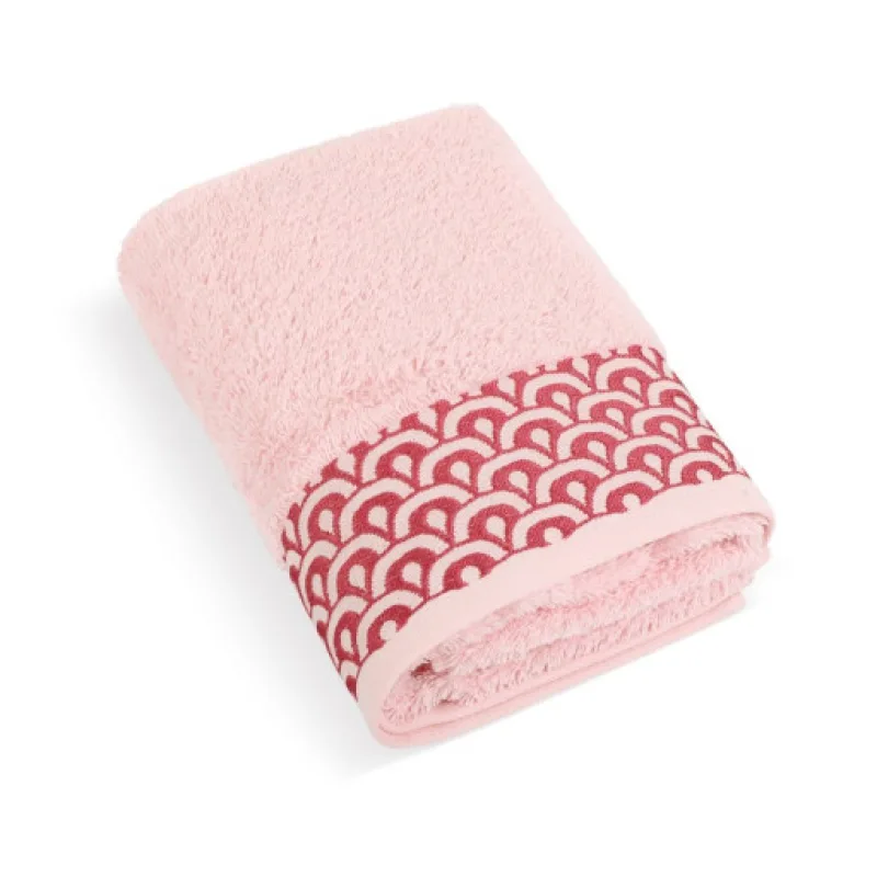 Bellatex Froté ručník kolekce Krajka Růžová - 50x100 cm