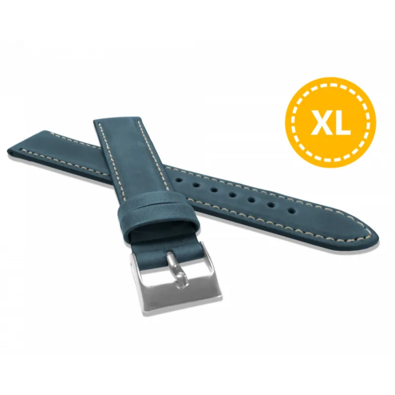 Kožený remienok na hodinky Sport Top Grain XXL LAVVU LSBXL24