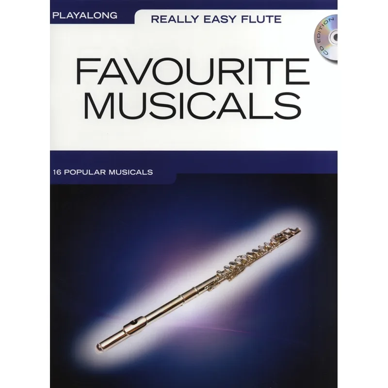 Wise Publications Really Easy Flute - Favourite Musicals + CD