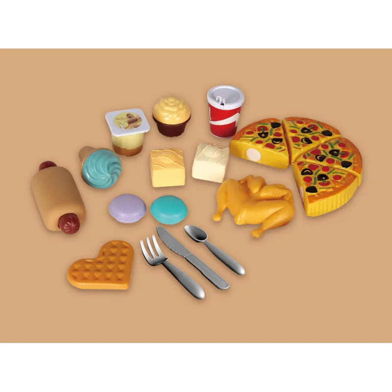 Plejo Mac Toys PLEJO Obedový set - Pizza, kura