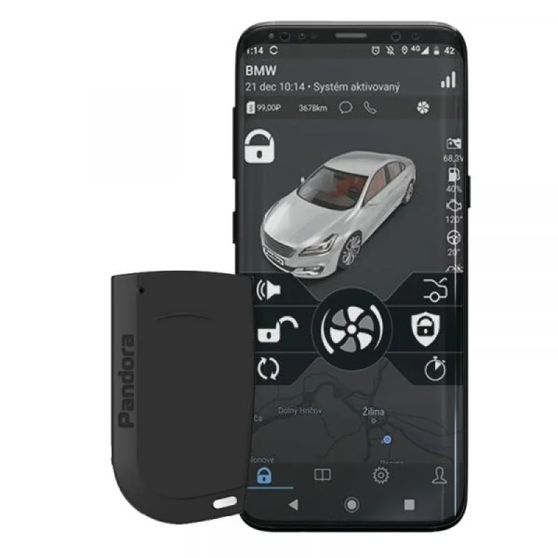 4G GSM autoalarm s dálkovým startem Pandora SMART PRO v4