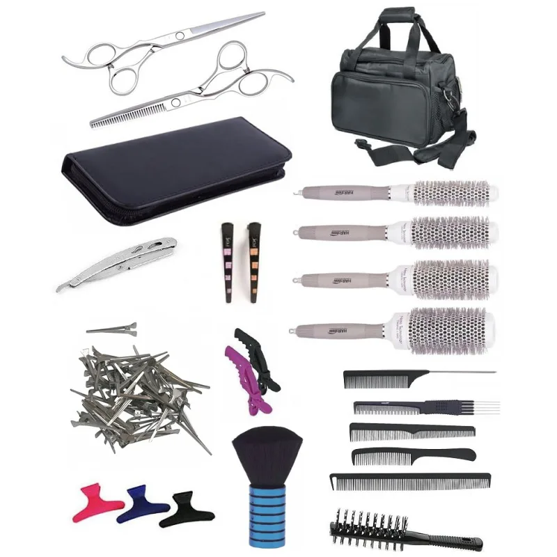 PRO FEEL JAPAN SET Taška XUB LEFT Kadernícky set pre učňov - textilná taška s vybavením pre ľavákov