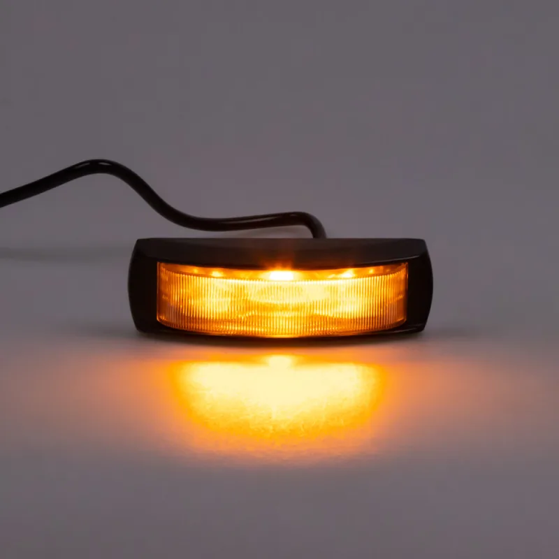 PREDATOR 4x3W LED, 12-24V, oranžový, ECE R65 kf017-4