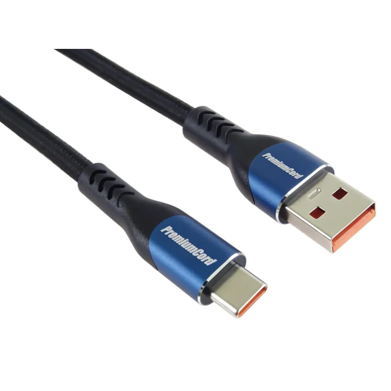 PremiumCord SuperFast 5A USB-C - USB-A 2.0, 0,5m ku31cy05