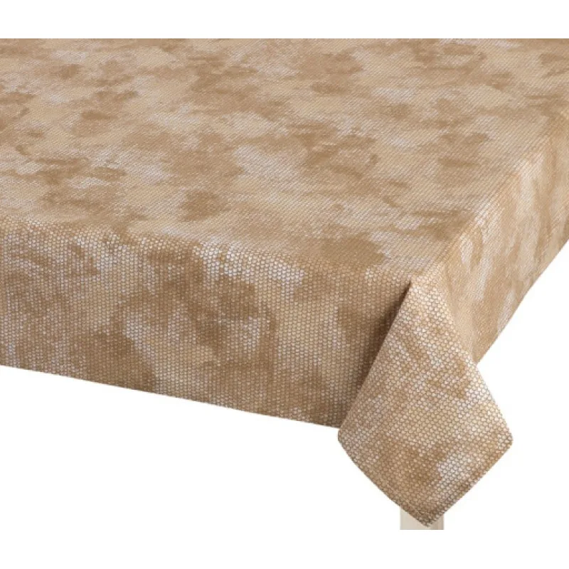 Bellatex Ubrus ADÉLA, Hadí kůže hnědá - 100x100cm