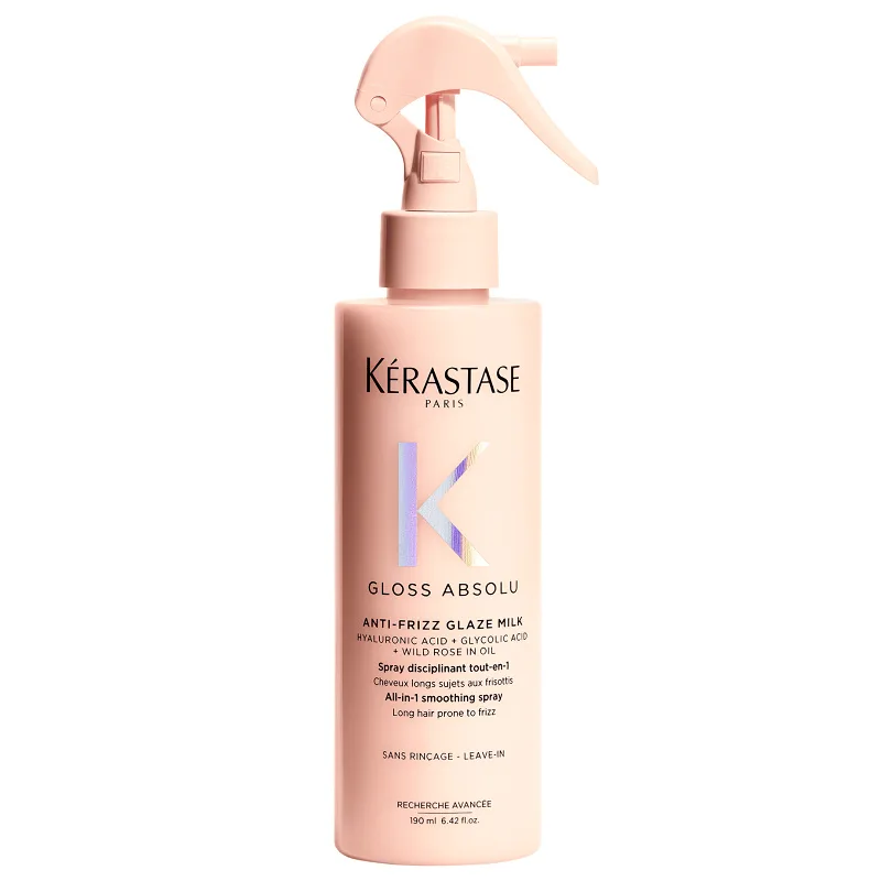 KÉRASTASE Gloss Absolu Anti-Frizz Glaze Milk 190ml - multifunkčný sprej proti krepovateniu vlasov