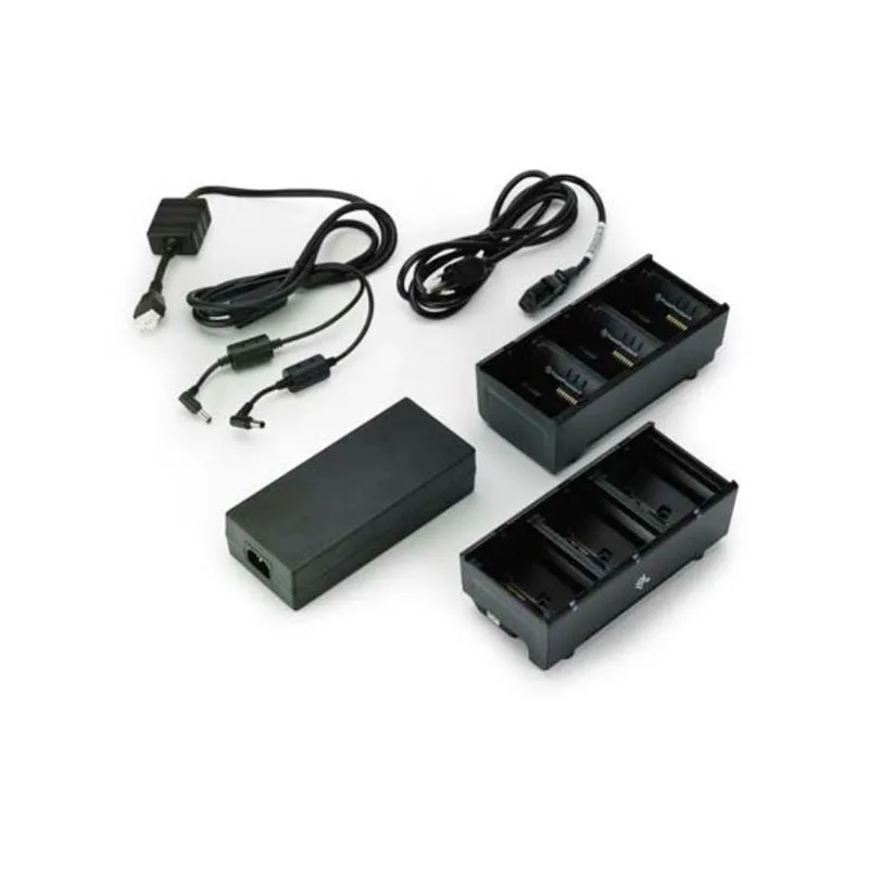 ZEBRA Two 3 slot battery chargers (Q600, QLn or ZQ500) SAC-MPP-6BCHEU1-01