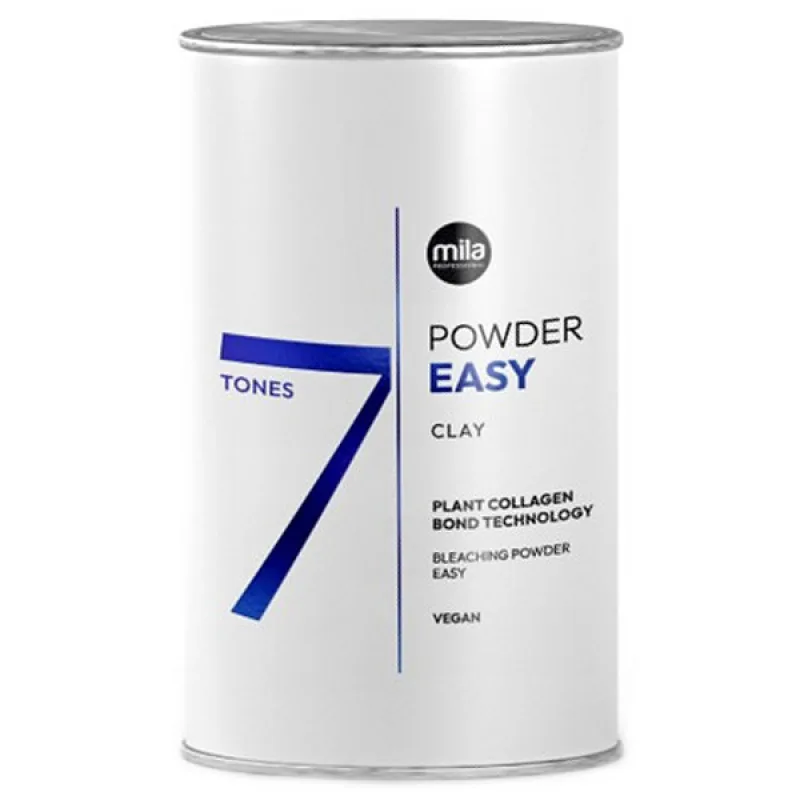 MILA Easy 7 Bleaching Powder Easy Clay 500g - melír, zosvetľuje až o 7 odtieňov
