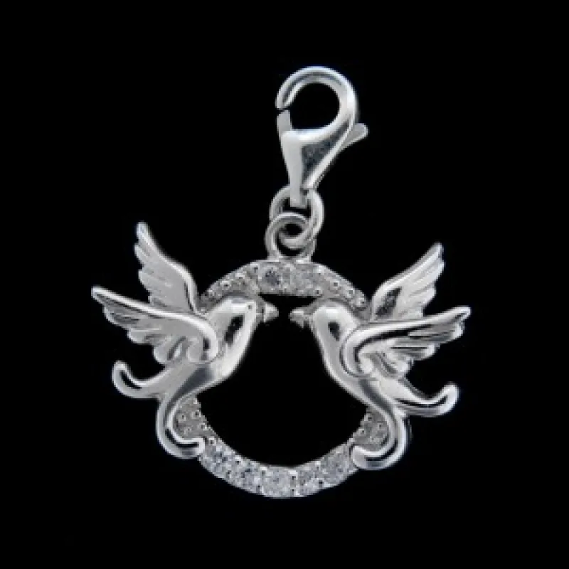 Strieborný prívesok s kameňom KA P854