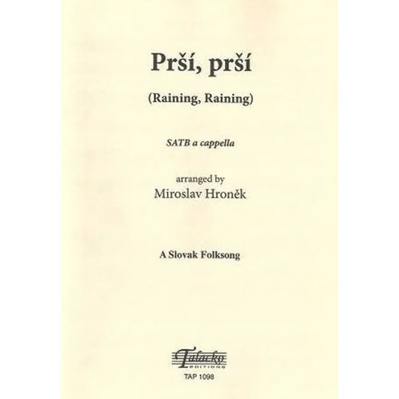 Talacko Editions Prší, prší