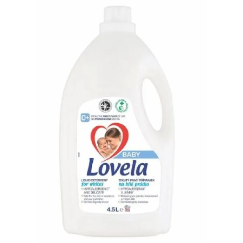 Lovela Biela prací gél 4,5l na 50 pracích dávok