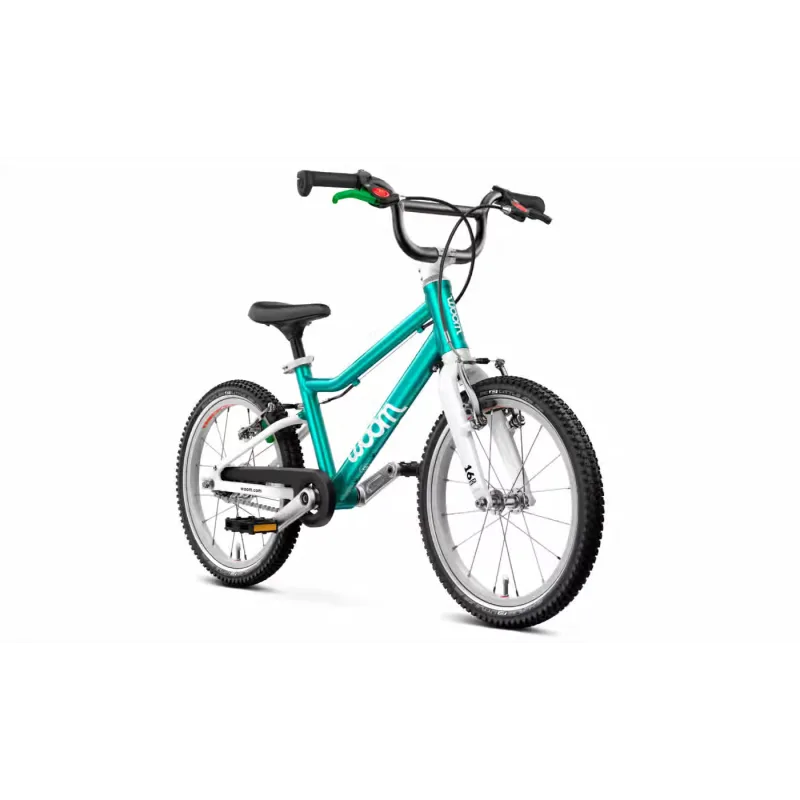 Dětské kolo Woom GO 3 (16") Automagic metallic turquoise 2025