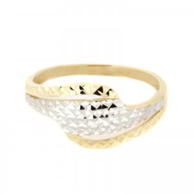 Zlatý prsteň z kombinovaného zlata KA TS509, 67, 2.00 g