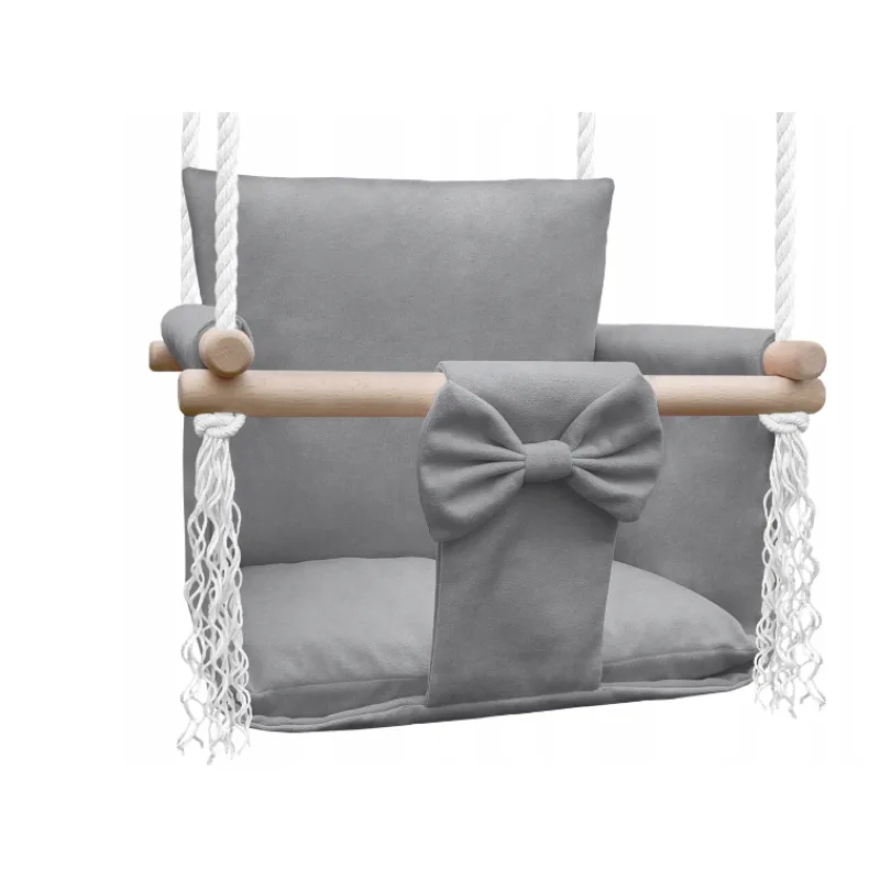 Natilu Detská hojdačka Barva: Světle-šedá