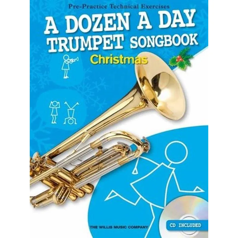 The Willis Music Company A Dozen A Day - Christmas Songbook for Trumpet + CD