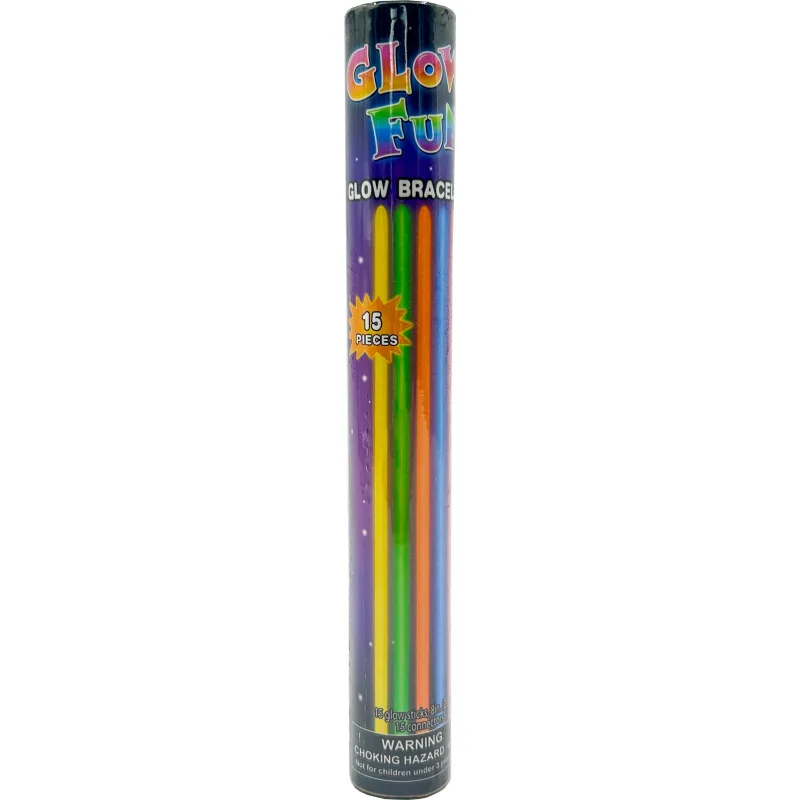 Glumi Mac Toys GLUMI Svietiace náramky - 15 ks, veľkosť 20 cm