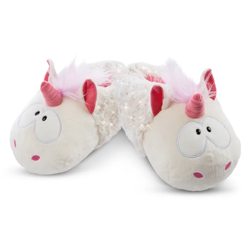 NICI papuče Jednorožec Theodor v snehovej kombinéze, veľ. 34-37 (M), ZELENÁ