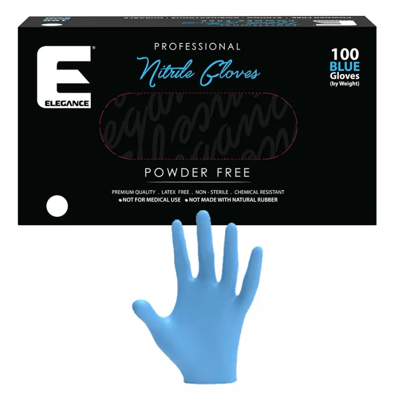 Modré profesionálne nitrilové rukavice ELEGANCE Nitrile gloves XL - Blue 100ks
