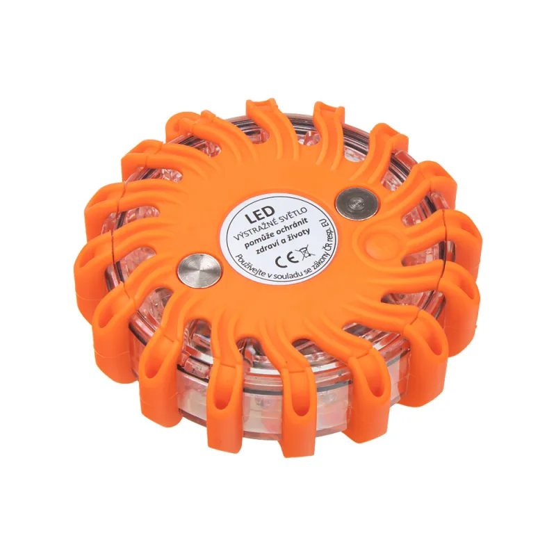 LED výstražné světlo 16LED, červené wl-h01red