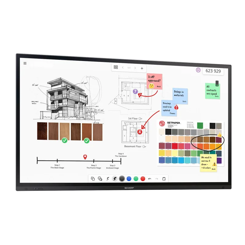 SHARP/NEC 86" LED SHARP PN-LA862,3840x2160,24/7,500cd,IGT 60005935