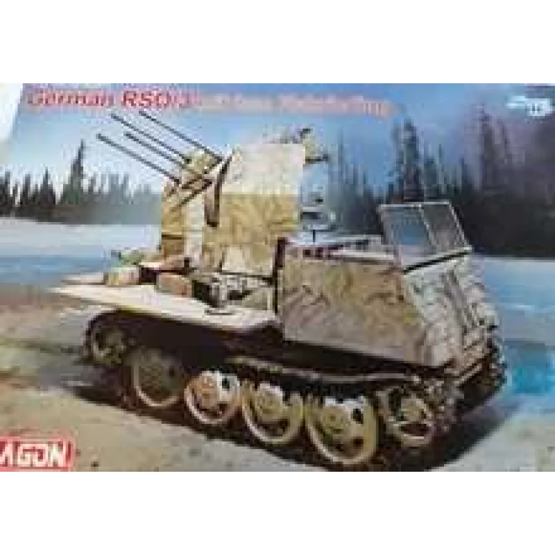 Dragon Model Kit military 6934 - RSO/3 with 2cm FLAKVIERLING (1:35)
