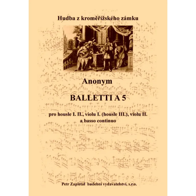 NotaNota Balletti a 5 (archív Kroměříž A 864)