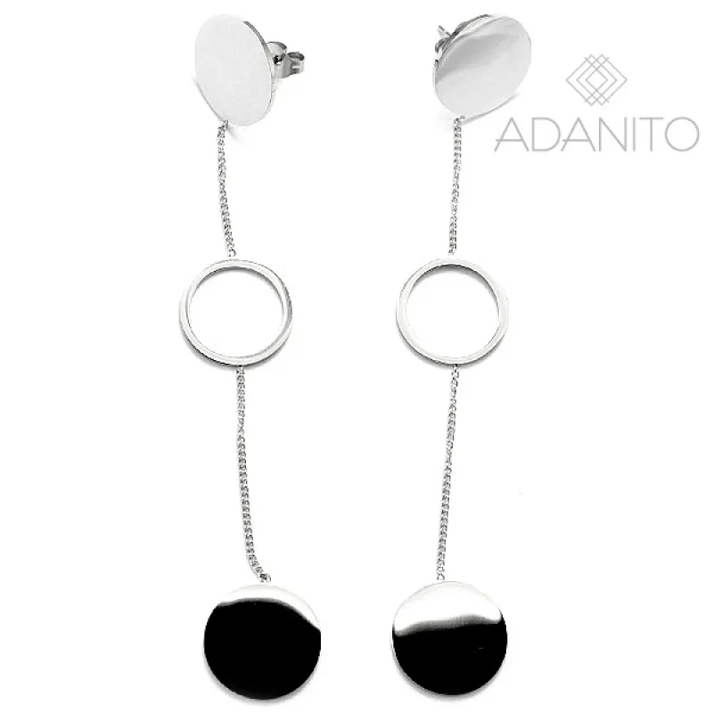 Visiace náušnice z chirurgickej ocele kolieska MEUCCI DE465