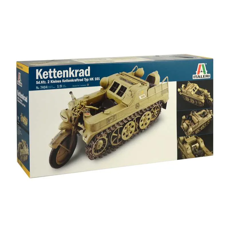 Italeri Taleri Model Kit military 7404 - HK 101 KETTENKRAD (1:9)