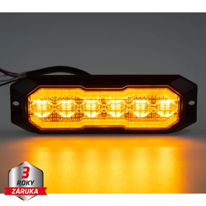 PROFI výstražné/boční LED světlo, oranžové + oranžové, 12-24V, ECE R65 CH-012AS