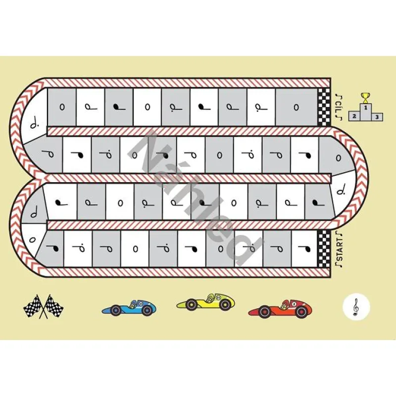 Vozar S rytmem o závod - didaktická hra