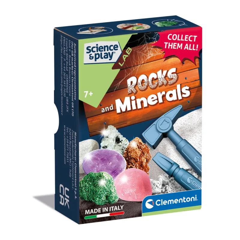 Clementoni SCIENCE - Mini sada, Minerály a drahé kameny