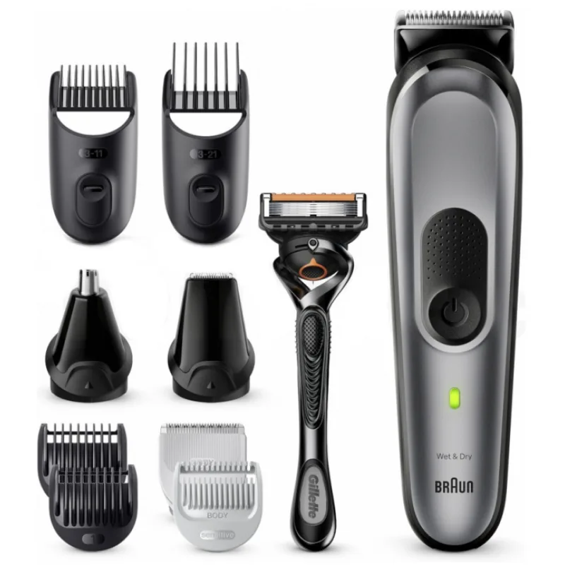 BRAUN MGK 7420 All-in-One Style Kit 10in1 viacúčelový zastrihávač + holiaci strojček Gillette