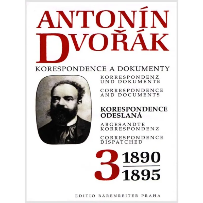 Bärenreiter Antonín Dvořák - Korespondence a dokumenty 3