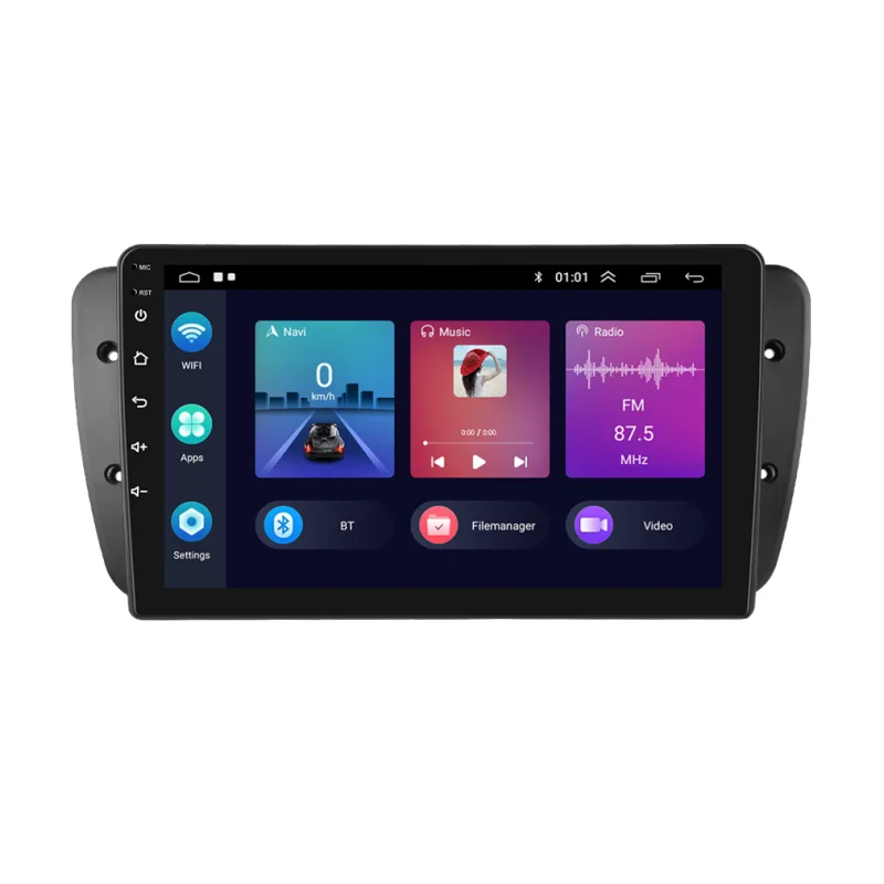 Podofo 2DIN autorádio PEV11 Android, Seat Ibiza B091